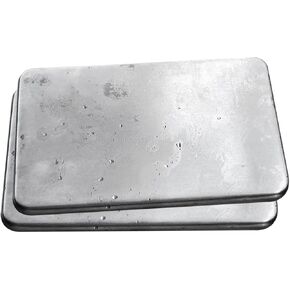 Outset Stainless Steel Ice Packs, Set of 2 Travel Ice Packs, 7" x 4.75" x 0.5"