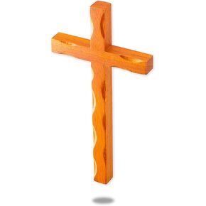 Mogoojo Crucifix Wall Cross Catholic，Wooden Cross For Wall Rosary Christian Jesus Cross Wall Decor