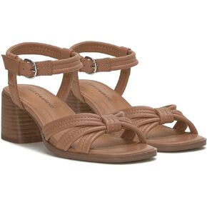 Lucky Brand Women's JOLENNE Heeled Sandal, Black, 12