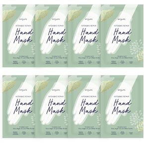 SpaLife Intensive Repair Soothing Foot Masks Enriched with Cica, Peppermint Oil, and Vitamin E (8 PACK)