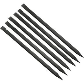 6pcs Crowbar Plastic Spudger Stick Lever Tools Opening Tools for iPhone Screen Repair Electronic Components Replacement Repair Kit, Black
