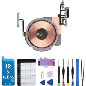آيفون 12 شاحن لاسلكي لوحة لفائف ملصق استبدال NFC رقاقة آيفون 12 برو الطاقة OEM زر حجم الطاقة كتم التبديل الصامت إصلاح أدوات إصلاح عدة A2172 A2402 A2403 A2404 in Kuwait