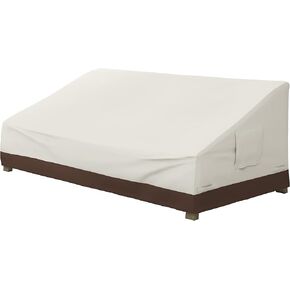Amazon Basics Lounge Deep-Seat Outdoor Patio Furniture Cover, Set of 2, Beige / Tan