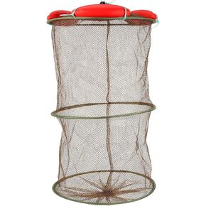 BESPORTBLE Fishing Basket Mesh Fishing Cage Minnow Lobster Shrimp Crab Catching Net Foldable Fishing Wire Nets Fish Net for Fishing Wire Fish Net High Capacity Nylon Fishing Line