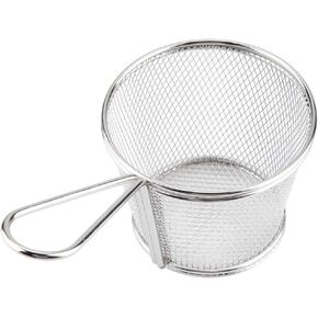 Tbest P Fryer Baskets Only Basket Fry Daddy for Pot with Round Ser Frying 0.9 Liters Model 05420 Cong Fries Net Catible Dip Small Skimmers