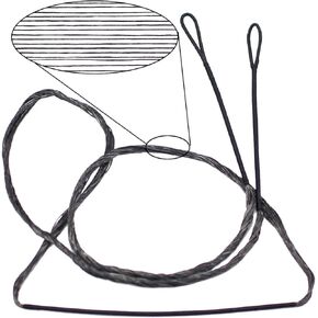 FUNTRESS 16 Strands Bow String Replacement for Recurve Bow and Long Bow