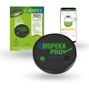 Mopeka Pro Check Sensor - Wireless Propane Tank Magnetic Sensor Level Indicator - Propane Gas Tank Pressure Gauge Electronic for BBQ Grill - Remote Ready Propane, Butane And Fuel Level Gauge With App