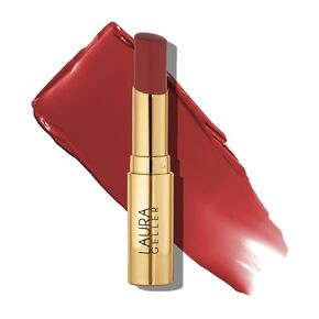 LAURA GELLER NEW YORK Jelly Balm Moisturizing Tinted Lip Balm - Just Peachy - Hydrating Vitamin E - Semi-Shine Finish