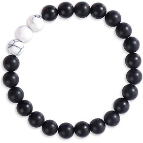 Cross Gemstone Beaded Stretch Protection Bracelet for Man Woman, Handmade Healing Stone Chakra Beads Elastic Bracelets Accessories Fashion Jewelry Fathers Gift