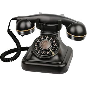 BISOFICE Audio Message Book Voice Record Vintage Telephone Recorder Wedding Phone Customized with Voicemail Best Wishes Suitable for Bridal Shower Birthday Party Baby Shower Anniversary Engagement