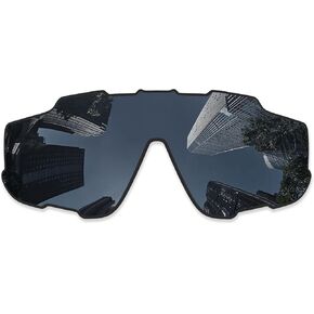 Ploarized Replacement Lenses for Oakley Jaw-breaker OO9290/Jaw-breaker Asian Fit OO9270 Sunglasses - Black