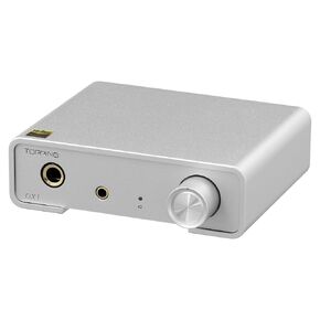TOPPING DX1 Mini DAC & Headphone Amplifier, AK4493S Chip, 280mW x2, Supports DSD256 PCM384, 6.35mm & 3.5mm Outputs, Discrete LNRD, Plug & Play for Windows, MAC, iOS, Android, HiFi Audio(Silver)
