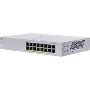 Cisco Business CBS110-16PP-D 16-Port Unmanaged Ethernet Switch (Renewed)