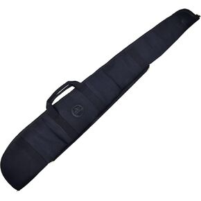 WAYNE'S DOG 52inch Padded Shotguns Carry Bag, Leather and Cotton Canvas Shotgun Gun Case with Adjustable Sling