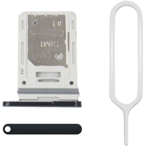 MMOBIEL Dual SIM Card Slot Tray Holder Replacement Compatible with Samsung Galaxy S21 FE 5G - 6.4 inch - 2022 - Incl. SIM Pin - Black