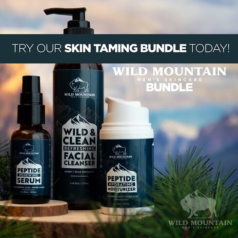 Wild Mountain Rough & Rugged Face Scrub - Micodermabrasion Mens Facial Scrub, Face Scrub Exfoliating Face Wash, Face Exfoliator, Face Scrubber Exfoliator, Exfoliating Scrub, Exfoliate For Face (4oz) in Saudi Arabia