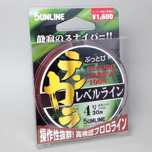 SUNLINE ،Fluorocarbon Line ،مستوى بوتوبي تنكارا ،98.4 قدم (30 م) ،برتقالي in Kuwait