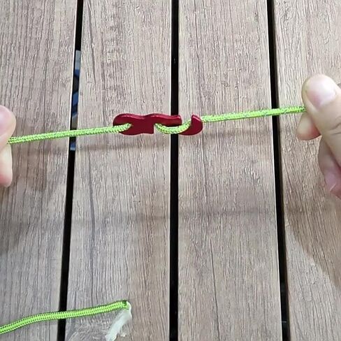 Guyline Tensioner Aluminum Alloy Guyline Cord Adjuster Tent Rope Tensioners Rope Adjuster Tent Wind Rope Buckles for Outdoor Tent Hiking Camping Accessories (40pcs Red) in Kuwait