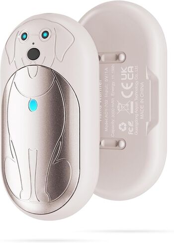 Rechargeable Hand Warmers 2 Pack, 6000mAh, 20Hrs Long Lasting, 3 Heat Levels, Portable Electric Hand Warmers for Men Women, Ideal for Outdoor Activities, Hunting, Golf, Camping, Winter Gift in Saudi Arabia