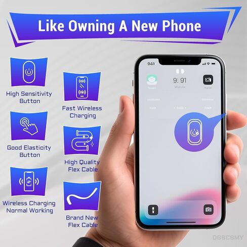 آيفون 12 شاحن لاسلكي لوحة لفائف ملصق استبدال NFC رقاقة آيفون 12 برو الطاقة OEM زر حجم الطاقة كتم التبديل الصامت إصلاح أدوات إصلاح عدة A2172 A2402 A2403 A2404 in Kuwait