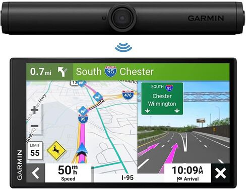 مجموعة كاميرا احتياطية لاسلكية من Garmin 010-01866-00 BC 40 مع نظام ملاح GPS للسيارة DriveSmart 66 مقاس 6 بوصات in Saudi Arabia