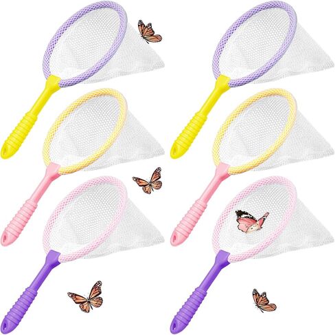 Durable Kids Bug Catcher Nets, 6PCS Insect Collecting Net Bath Toy Adventure Tool Early Learning Tool for Specimen Observation in Saudi Arabia