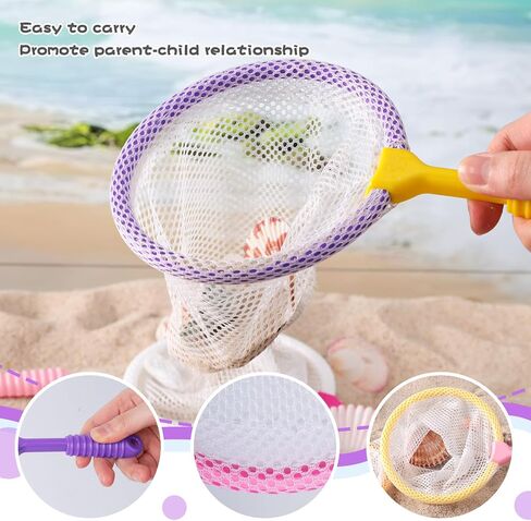 Durable Kids Bug Catcher Nets, 6PCS Insect Collecting Net Bath Toy Adventure Tool Early Learning Tool for Specimen Observation in Saudi Arabia