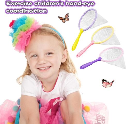 Durable Kids Bug Catcher Nets, 6PCS Insect Collecting Net Bath Toy Adventure Tool Early Learning Tool for Specimen Observation in Saudi Arabia