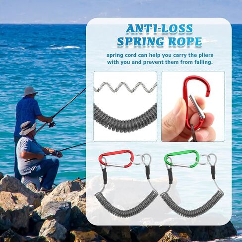 كماشة صيد السمك من HONUTIGE، معدات صيد مقاومة للمياه المالحة، أداة إزالة خطاف السمك وأدوات صيد السمك، هدايا لمحبي الصيد in Kuwait