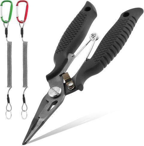 كماشة صيد السمك من HONUTIGE، معدات صيد مقاومة للمياه المالحة، أداة إزالة خطاف السمك وأدوات صيد السمك، هدايا لمحبي الصيد in Kuwait