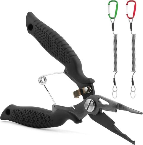 كماشة صيد السمك من HONUTIGE، معدات صيد مقاومة للمياه المالحة، أداة إزالة خطاف السمك وأدوات صيد السمك، هدايا لمحبي الصيد in Kuwait