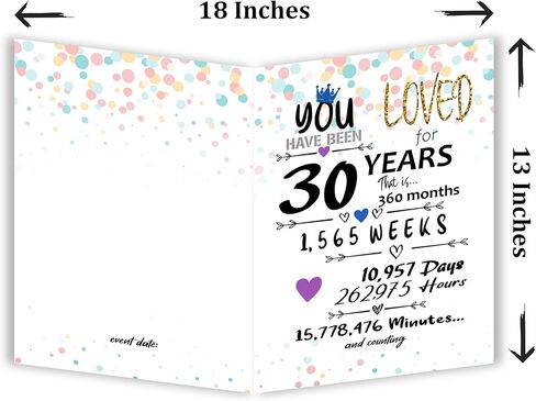 بطاقة عيد ميلاد الأربعين له أو لها. مضحك 13x9 في بطاقة معايدة كبيرة. لوازم ديكورات الحفلات المنزلية للنساء والرجال. هدايا عيد الميلاد الأربعين العتيقة للنساء والرجال. بطاقات ديكور الطاولة العتيقة الكبيرة in Kuwait