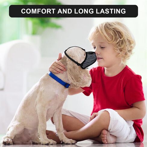 Muzzle for Small Dog, Breathable Pet Muzzle to Stop Chewing Elastic Strap Design Dog Prevent Barking Muzzle Mesh Muzzle Guard for Dogs Pet Gift (XS) in Saudi Arabia