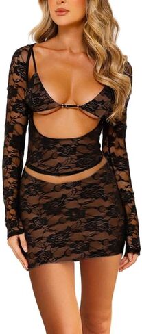 المرأة مثير قطعتين تنورة مجموعات حمالة الجوف خارج أنبوب القمم Bodycon التنانير الصغيرة بلون ليلة نادي الزي الزي in Kuwait