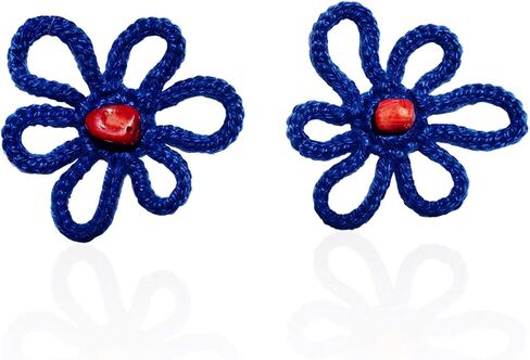 Women's Drop & Dangle Earrings - Beautifully Crafted, Handmade Crochet Bohemian Earrings, suitable for gift giving, perfect for your birthday party, Christmas, and other gift-giving occasions in Saudi Arabia
