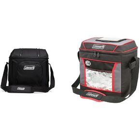 Coleman Chiller Series Insulated Portable Soft Cooler, Leak-Proof 9 Can Capacity Lunch Cooler with Ice Retention
