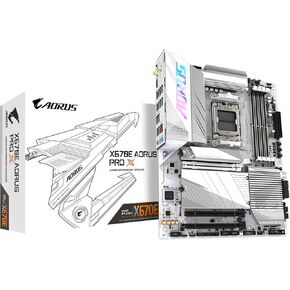 GIGABYTE X870E AORUS Elite WIFI7 AM5 LGA 1718, ATX, DDR5, 4X M.2, PCIe 5.0, USB4, Wi-Fi 7, 2.5GbE LAN, EZ-Latch, Q-Flash