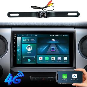 9 Inch Car Stereo Radio for Ford F150 2009-2012,Upgrade Touch Screen with Android 13,Wireless CarPlay, Android Auto, GPS Navigation,WiFi,Bluetooth,DSP,FM Radio,SWC,1080P Backup Camera (8G+128G)