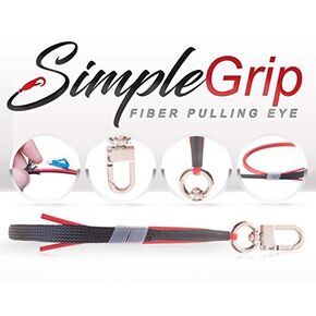FCD - SimpleGrip Fiber Pulling Eye Hook | Easy as 1 2 3 Fiber Cable Pulling Eye Hook for Duplex and Simplex Fiber Cables