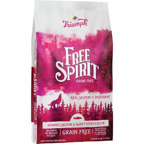 Triumph Free Spirit Deboned Chicken, Carrot, & Cranberry Recipe Dry Dog Food, 26 LB