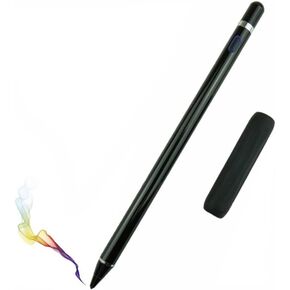 Black Stylus Pen Pencil 1st Gen Generation Replacement for Apple iPad Pro 1st 2nd iPad 1st 2nd 3rd 4th 5th iPad Mini 1 2 3 4 iPad Air 1st 2nd iOS Android Capacitive Tablet Touch Screen+Free Holder