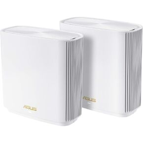 ASUS ZenWiFi AX Whole-Home Tri-Band Mesh WiFi 6 System (XT8) - 2 Pack, Coverage up to 5,500 sq.ft or 6+Rooms(Renewed)