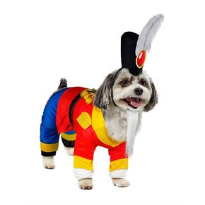 Rubies Nutcracker Fun and Cute Pet Costume Jumpsuit, Hat, and Backpack for Themed Holiday Parties and Halloween, Large