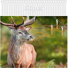 PAMASE Deer Scent Wick for Hunting - 5mm Thick Scent Long-Lasting Buck Scent Absorbing Dispenser for Whitetail Deer Accessories