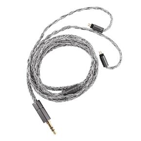 Linsoul Tripowin S-02 IEM Cable, 16 Core Silver-Plated Alloy Copper and Graphene Earphone Cable, HiFi Replacement Cable for Wired Earbuds (2Pin, 4.4mm)