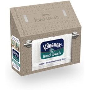 Kleenex Disposable Paper Hand Towels, 6 Boxes, 60 Tissues per Box (360 Total Tissues), Packaging May Vary