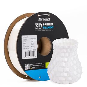 INLAND Micro Center Silk PLA 3D Printer Filament 1.75mm - Pink, Purple, Teal, Yellow Rainbow 2 Shiny, Dimensional Accuracy +/- 0.03 mm - 1 kg Spool (2.2 lbs)