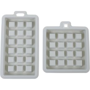 Hemobllo 2 Pcs Silicone Waffle Mold - Mini Waffle Mold Waffle Mold for Baking Rectangle Square Waffle Molds Silicone Waffle Mold Set for Baking, Blue
