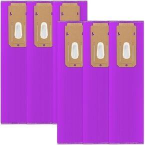 HEPA Type CC Upright Vacuum Cleaner Bag AK1CC6H Replacement for All Oreck Models,6 Pack,Purple