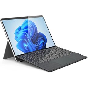 Yoidesu Type Cover for Pro Generation 8 9 X, Portable Slim Bluetooth Keyboard Tablet Detachable Keyboard with Touchpad, Fast Typing for Working Study (Colorful Backlit(450mAh